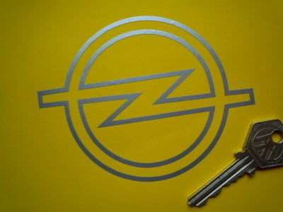 Opel Logo Cut Vinyl Sticker. 4.5".