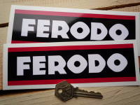 Ferodo Style 3 Oblong Stickers. 6.5