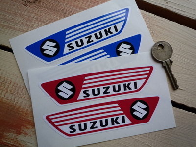 Suzuki Old Works Grand Prix Bike 60's Style Stickers. 4.75