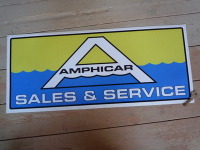 Amphicar Sales & Service Workshop or Garage Sticker. 23.5