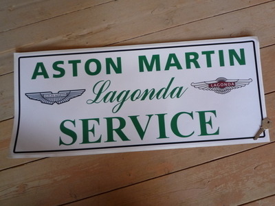 Aston Martin Lagonda Sales & Service Sticker. 23.5
