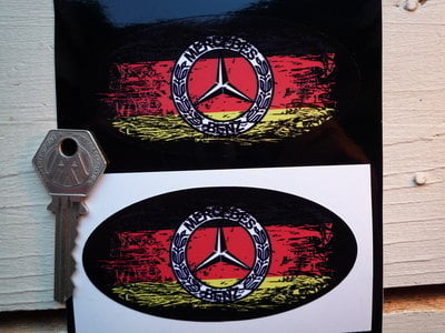 Mercedes Benz Fade To Black Urban Style Sticker. 4".