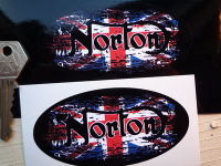Norton Fade To Black Urban Style Sticker. 4".