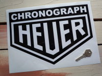 Chronograph Heuer Sticker. 10".