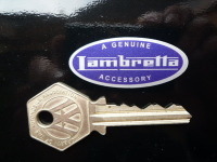 Lambretta Genuine Accessory Oval Sticker. 1.75".