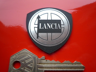 Lancia Shield Laser Cut Self Adhesive Car Badge. 1.75".