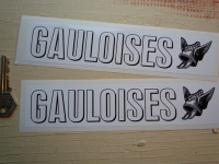 Gauloises French Cigarette Oblong Stickers. 8