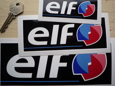 Elf Later Style Oblong Stickers. 4", 6", 8" or 10.5" Pair.