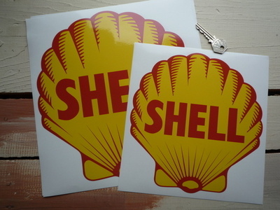Shell 1955 Logo Sticker. 10