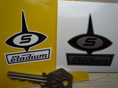Stadium 60's Style Logo Sticker. 2".