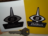 Stadium Jet Helmet Logo Sticker. 1.5