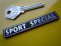 Sport Special Laser Cut Self Adhesive Car Badge. 3".