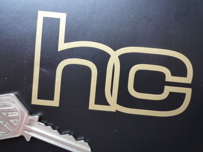 Lotus hc Higer Compression Cut Vinyl Sticker. 3.5".