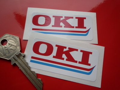 OKI Oblong Sponsors Stickers. 2.5