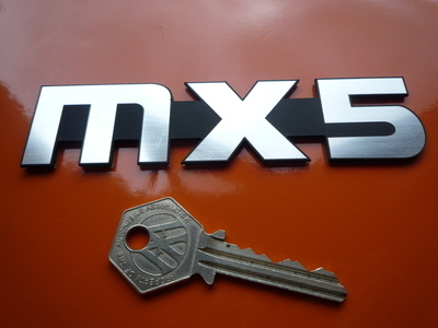 Mazda MX-5 Laser Cut Self Adhesive Car Badge. 4