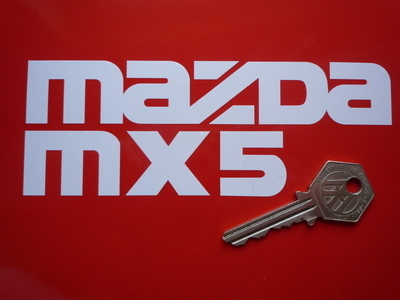 Mazda MX5 Cut Vinyl Sticker. 6
