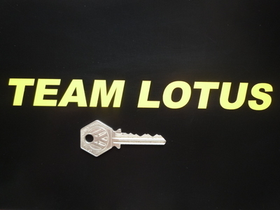 Team Lotus Plain Text Style Cut Vinyl Sticker. 8".