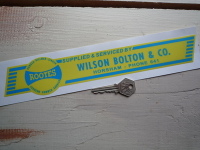 Rootes Group Wilson Bolton & Co Dealer Window Sticker. 11".