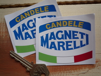 Magneti Marelli Candele Tri-Colour Stickers. 3