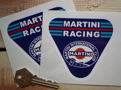 Martini Racing International Club. Triangle Stickers. 4