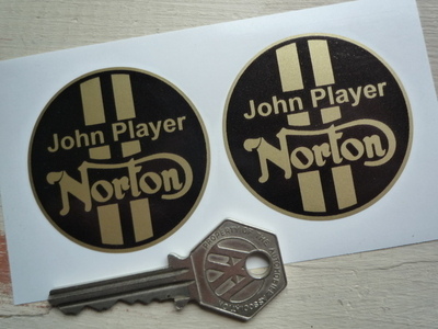 Norton John Player JPS Black & Gold Stickers. 2