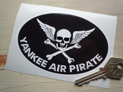 Yankee Air Pirate US Aviation Sticker. 4.75".