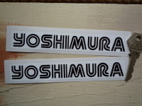 Yoshimura Black & White Text Stickers. 6