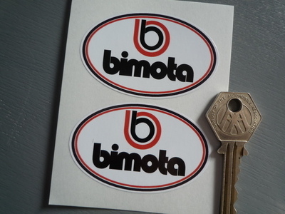 Bimota Motorcycles Oval Stickers. 2.5