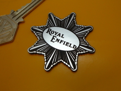 Royal Enfield Star Style Laser Cut Self Adhesive Bike Badge. 2