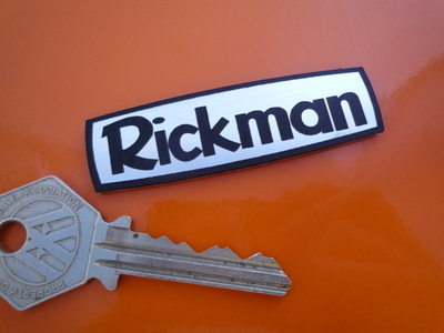 Rickman Laser Cut Self Adhesive Bike Badge. 2.5
