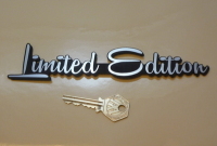 Limited Edition Script Style Self Adhesive Car or Bike Badge. 7.5".