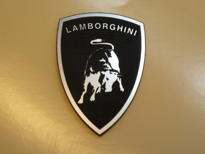 Lamborghini Shield Style Laser Cut Magnet. 2.5
