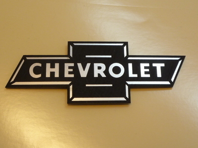 Chevrolet Dicky Bow Style Laser Cut Magnet. 3.75"