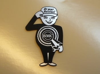 BMC Service Man Style Laser Cut Magnet. 2.5"