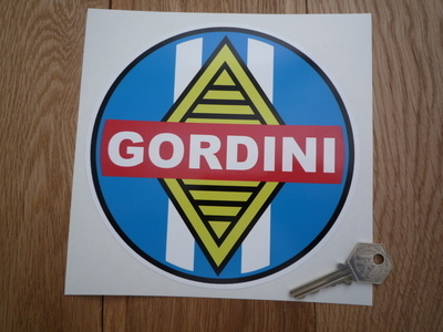 Renault Gordini Round Sticker. 6.5