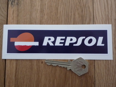 Repsol 1990's Style Oblong Sticker. 6