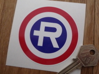 Repsol Old Style Circular Sticker. 3", 4" or 6".