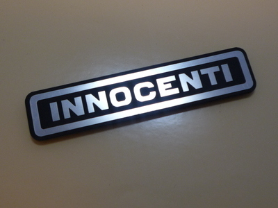 Innocenti Logo Style Laser Cut Magnet. 3"
