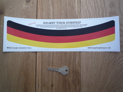 German Tricolore Germany Helmet Visor Sunstrip Sticker. 12