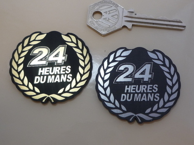 24 Heures Du Mans LeMans Le Garland Style Self Adhesive Car Badge 2"