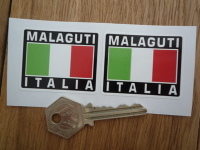 Malaguti Italia Tricolore Style Stickers. 2