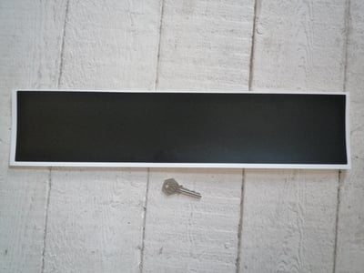 Straight Stick on Number Plate Background - 525mm x 110mm