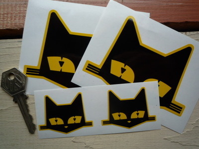 SEV Marchal Cats Head Stickers. 2