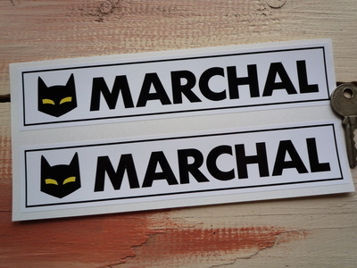 SEV Marchal Cats Eyes Race Oblong Stickers. 8" Pair.