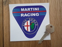 Alfa Romeo Martini Racing Triangle Sticker. 4".