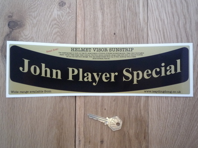 John Player Special JPS Helmet Visor Sunstrip Sticker. 12