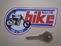 Bike Magazine, Take a Trip, Shaped Sticker. 5