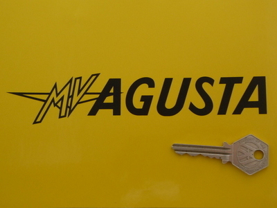 MV Agusta Text Cut Vinyl Stickers - 7" or 10" Pair