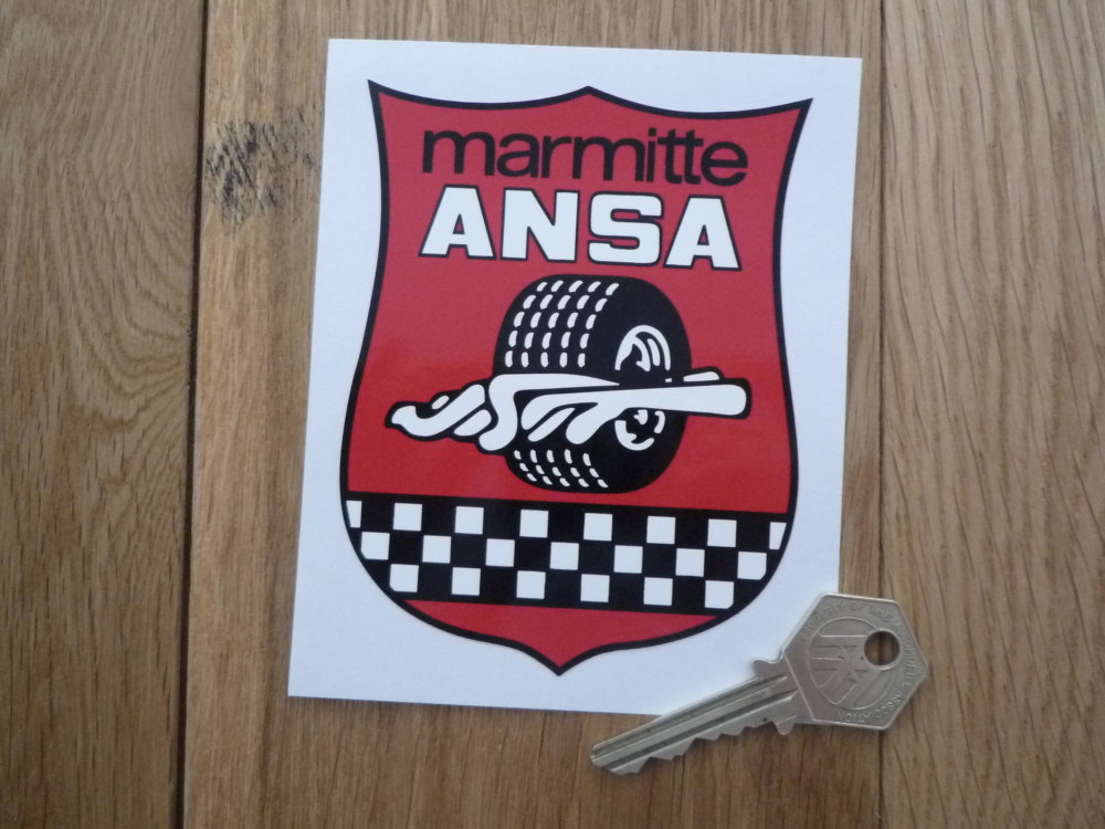 ANSA Marmitte Exhausts Sticker. 4.25".