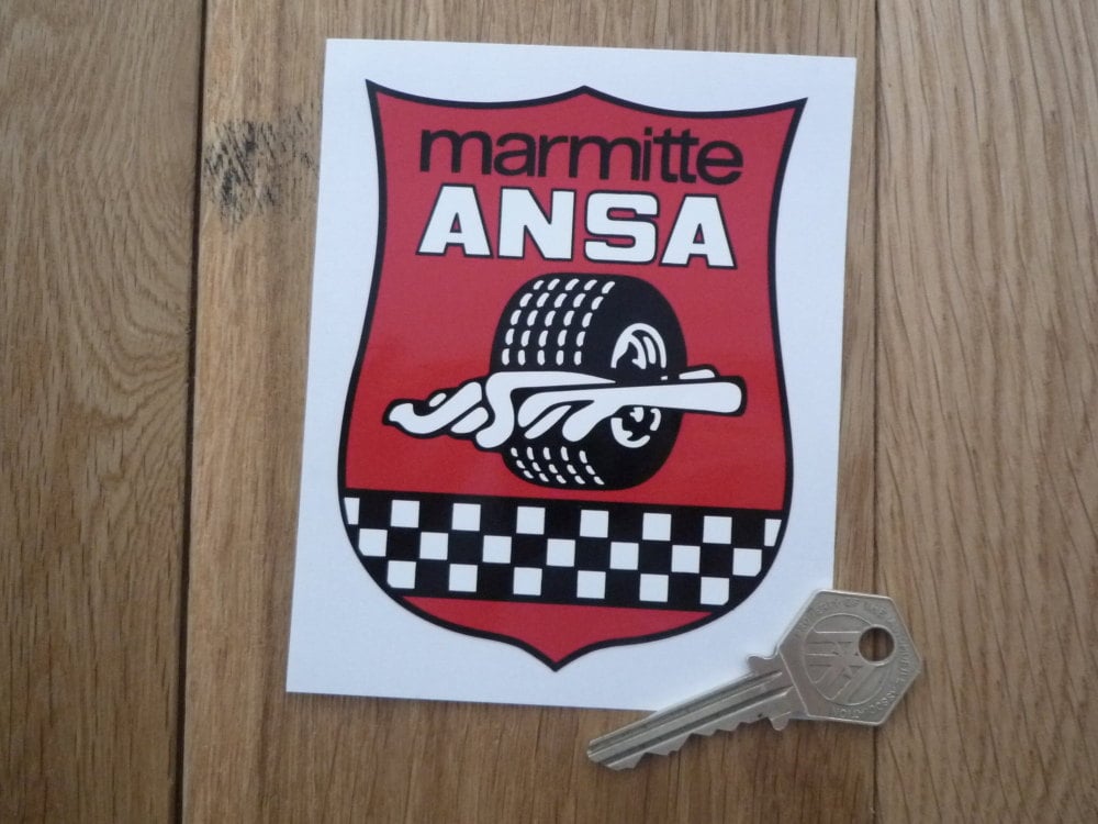 ANSA Marmitte Exhausts Sticker. 4.25".